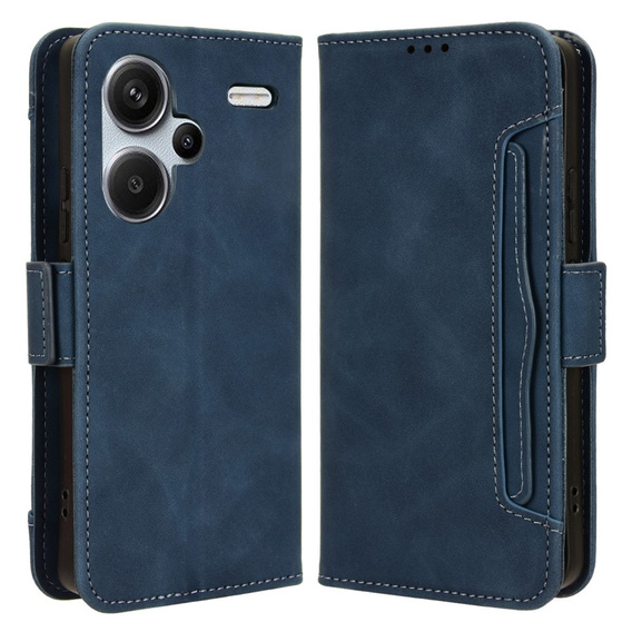 Pattintható tok a Xiaomi Redmi Note 13 Pro+, Card Slot, kék