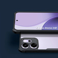Tok Oppo Reno 14F, megerősített, átlátszó, fekete oldallapokkal