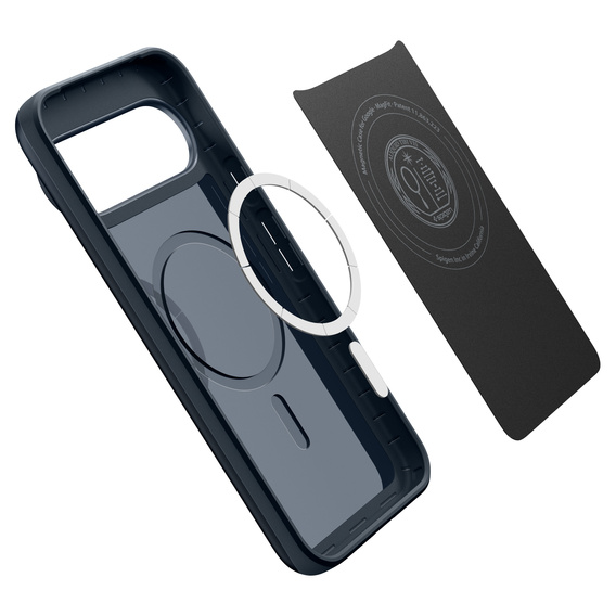 Spigen Thin Fit MagSafe tok Google Pixel 10 Pro XL, Metal Slate, fém pala