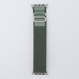 Nylon szíj Apple Watch 1/2/3/4/4/5/6/7/8/SE/ULTRA 42/44/45/45/49mm, zöld