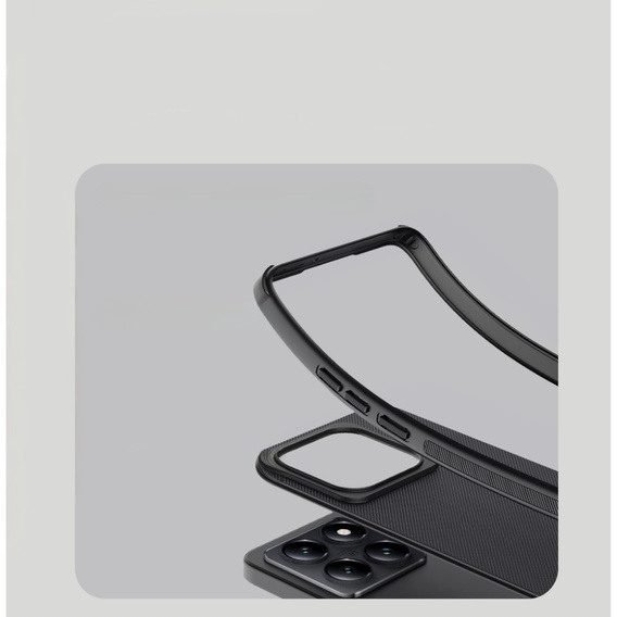 NILLKIN tok Xiaomi 14T, Frosted Shield, MagSafe, fekete