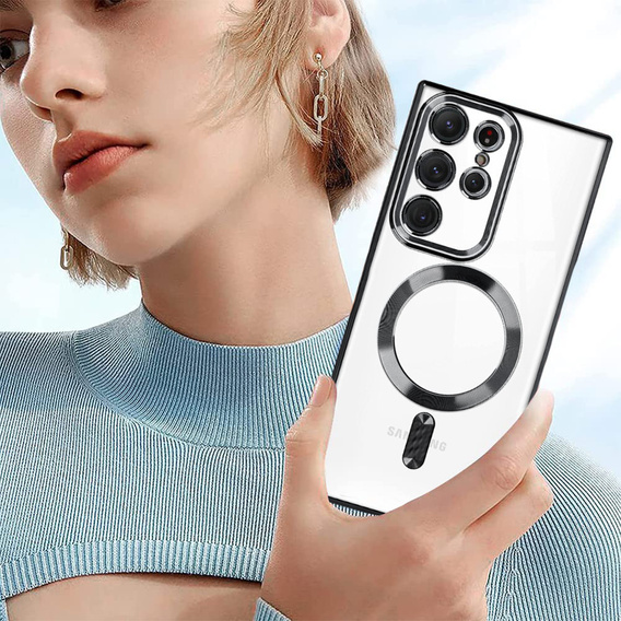 Telefontok a Samsung Galaxy S23 Ultra, MagSafe Hybrid, fekete