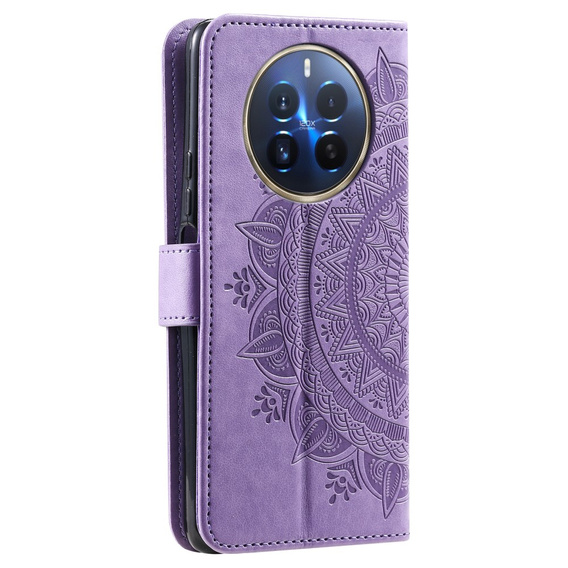 Pattintható tok a Realme 12 Pro 5G / 12 Pro+ 5G, Mandala, lila