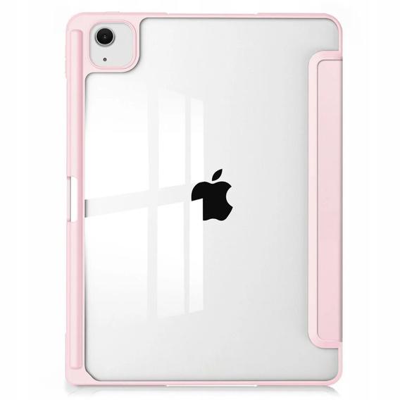 Tok Apple iPad Air 11" 6 gen. 2024 (A2902, Smartcase Hybrid, tolltartó résszel, rózsaszín