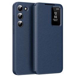 Flip tok Samsung Galaxy S23, Smart View Wallet, kék