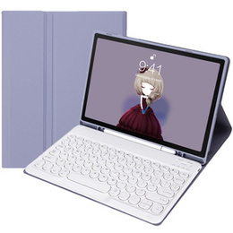 Tok + billentyűzet Galaxy Tab S8 / S7, Pen Slot, lila