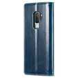 CASEME flip tok Samsung Galaxy S9+ Plus, Waxy Textured, kék