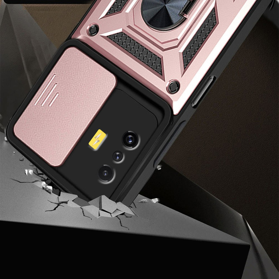 Telefontok a Xiaomi Poco F4 GT, CamShield Slide, rózsaszín rose gold