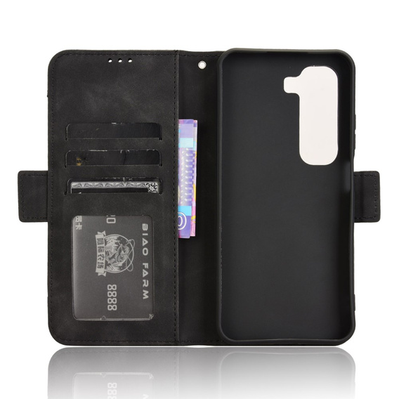 Pattintható tok a Infinix Hot 50 4G, Card Slot, fekete
