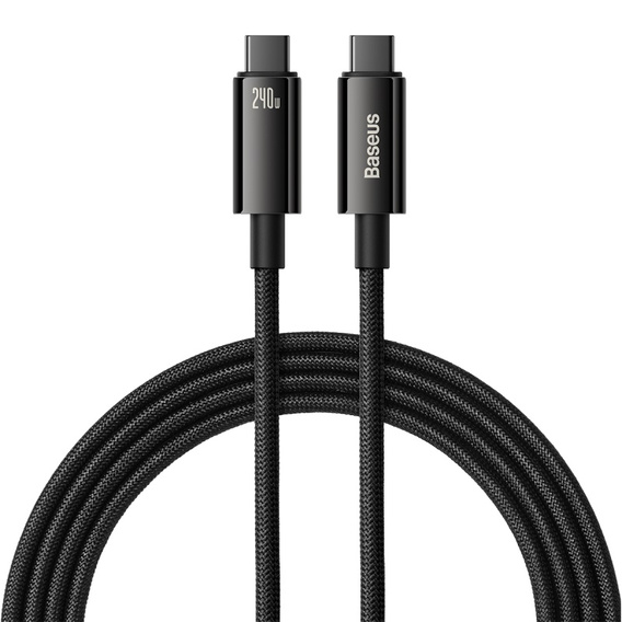 USB-C–USB-C 240 W-os kábel Power Delivery technológiával USB-C csatlakozóval rendelkező eszközökhöz