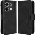 Pattintható tok a Infinix Zero 30 5G, Card Slot, fekete