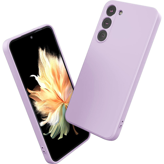 Telefontok a Samsung Galaxy S23 5G, Silicone Lite, lila