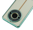 A Realme 11 Pro 5G / Pro+ 5G tok, Electroplating Frame, átlátszó / zöld