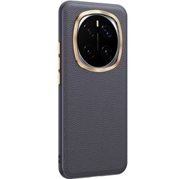 Bőr tok Honor Magic 7 Pro 5G, leather hybrid, szürke