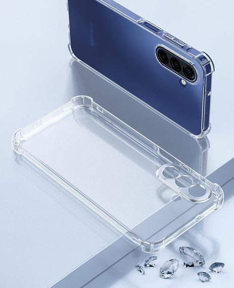 Tok Samsung Galaxy A17 5G, megerősített, kameravédelemmel, átlátszó