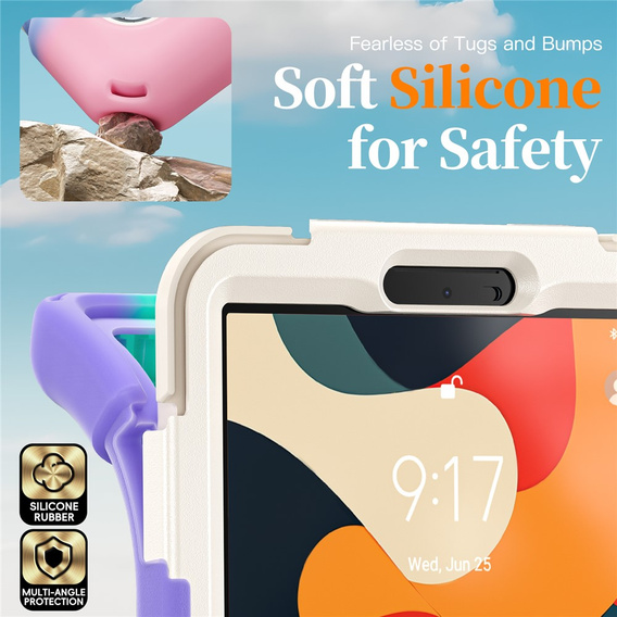 Páncélozott tok állvánnyal és vállpánttal a Lenovo Tab One készülékhez