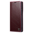 CASEME flip tok Samsung Galaxy S21 Ultra 5G, Waxy Textured, piros