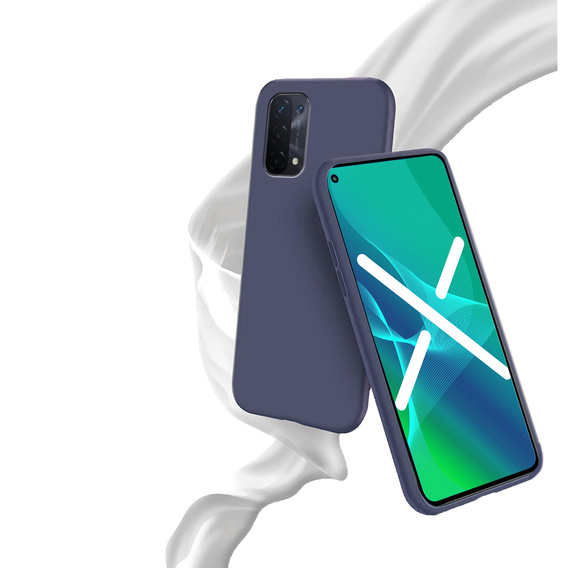 Vékony tok a Oppo A54 5G / A74 5G / A93 5G, Slim, sötétkék