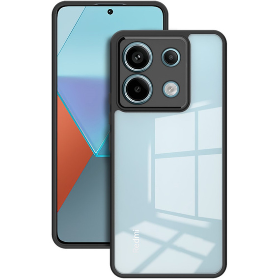 IMAK tok Xiaomi Redmi Note 13 Pro 5G, UX-9A Series, átlátszó / fekete
