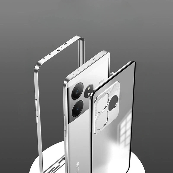 Tok az Realme GT 6 / 6T, Frame Case, ezüst