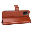Pattintható tok a Ulefone Note 12P, Wallet, barna