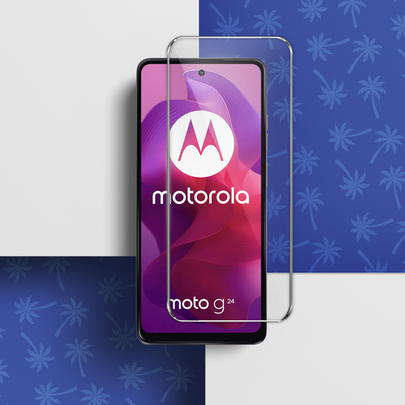 Diamond Palm edzett üveg Motorola Moto G04/G24/G34 5G készülékekhez