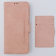Pattintható tok a Motorola Moto G54 5G, Card Slot, rózsaszín