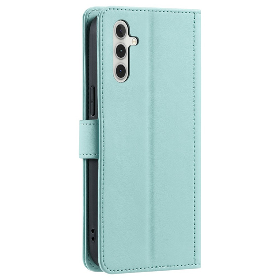 Flap tok Samsung Galaxy S25 FE, Rhombus Crossbody Leather, zöld