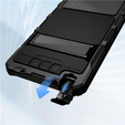 Páncélozott tok a Samsung Galaxy S24 Ultra, R-JUST, ezüst