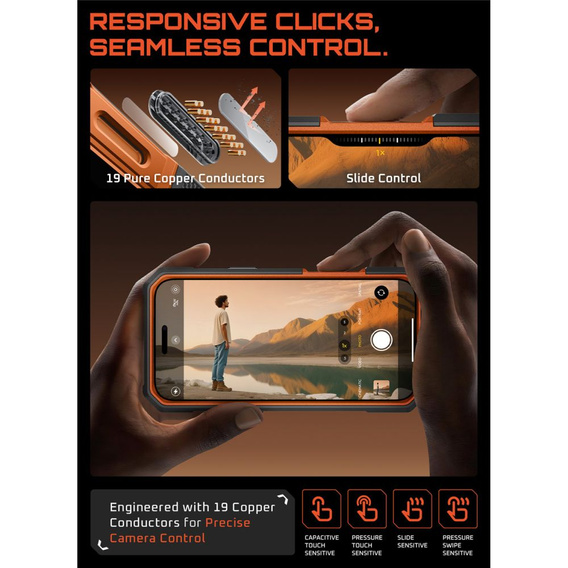 Supcase Unicorn Beetle Grip Pro Mag páncélozott tok iPhone 17 Pro készülékhez