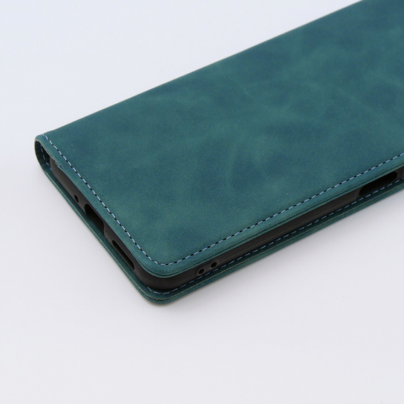 Telefontok a Xiaomi Redmi Note 12 5G / Poco X5 5G, ERBORD Vintage, pénztárca patenttal, kék