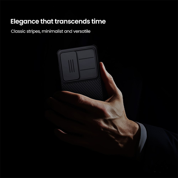 NILLKIN Camshield Pro tok kameravédővel Samsung Galaxy S26-hoz, fekete