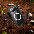 Tok iPhone Air készülékhez, vízálló IP68, SHELLBOX MagSafe, fekete