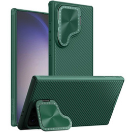 Nillkin páncélozott tok Samsung Galaxy S24 Ultra, CamShield Prop, zöld