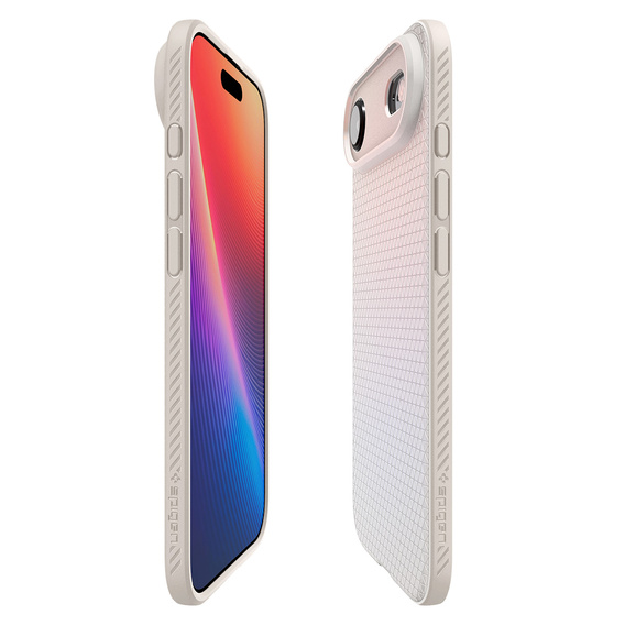 Spigen Liquid Air tok iPhone Air készülékhez, natúr titánium