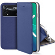 Pattintható tok a Xiaomi Poco X4 Pro 5G, Wallet Smart Magnet, kék