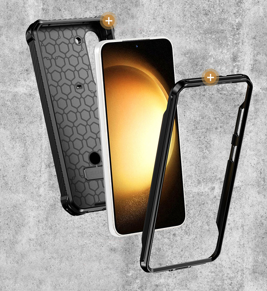 Telefontok a Samsung Galaxy S23, Heavy Duty Ring Belt Clip, fekete