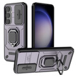 Telefontok a Samsung Galaxy S24, KickStand Camera Lens, lila