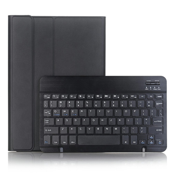 Tok + billentyűzet Samsung Galaxy Tab A9+, Leather Pen Slot, fekete