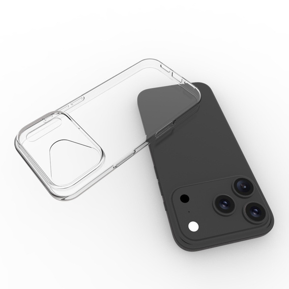 TPU védőtok iPhone 17 Pro Max készülékhez - átlátszó