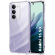 Tok Xiaomi Redmi 15 5G / 4G, megerősített, kameravédelemmel, átlátszó