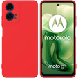Telefontok a Motorola Moto G24 / G24 Power / G04, Silicone Lite, piros