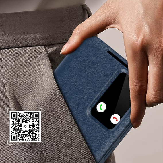 Flip tok Samsung Galaxy A56 5G, Smart View Wallet, kék