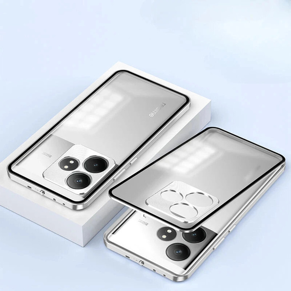 Tok az Realme GT 6 / 6T, Frame Case, ezüst