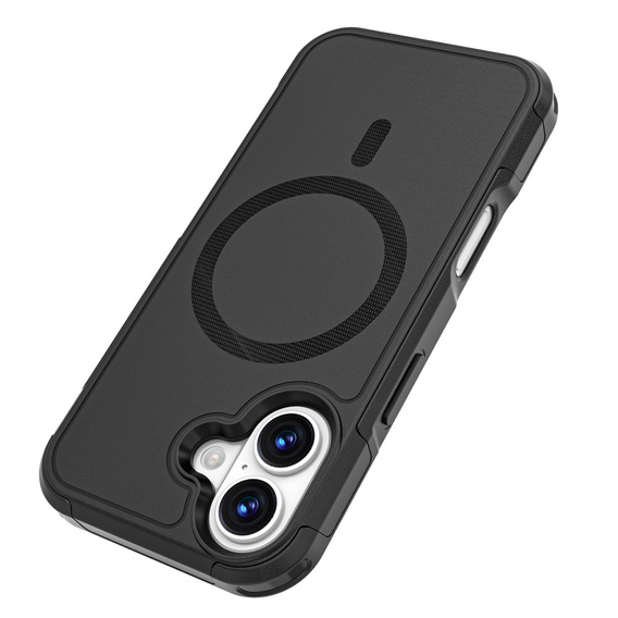 MagForce tok iPhone 17 készülékhez, MagSafe-hoz, páncélozott, fekete