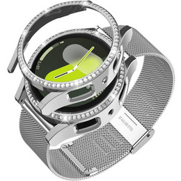 Milánói karkötő szíj + tok Samsung Galaxy Watch 7 44 mm-es órához