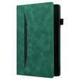 Tok Samsung Galaxy Tab S10 FE+ Plus, Classic, tolltartóval, zöld