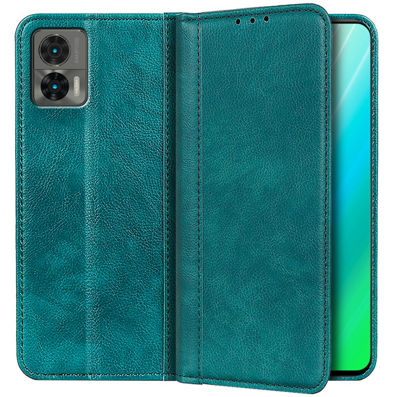 Telefontok a Motorola Edge 30 Neo, Wallet Litchi Leather, zöld