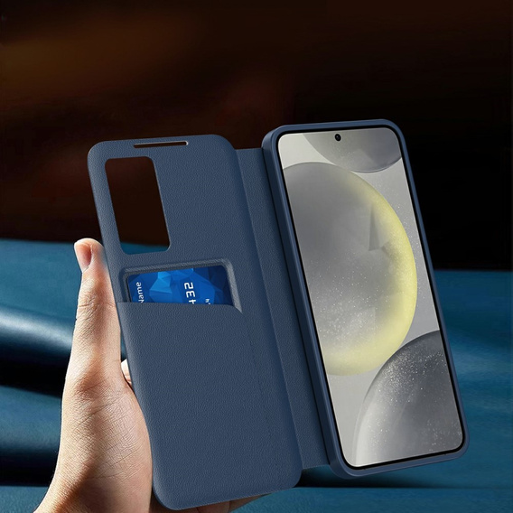 Flip tok Samsung Galaxy A56 5G, Smart View Wallet, kék