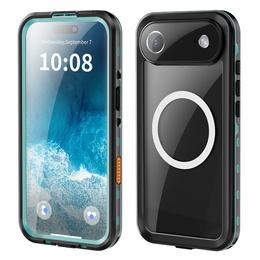 Tok iPhone Air készülékhez, vízálló IP68, SHELLBOX MagSafe, fekete